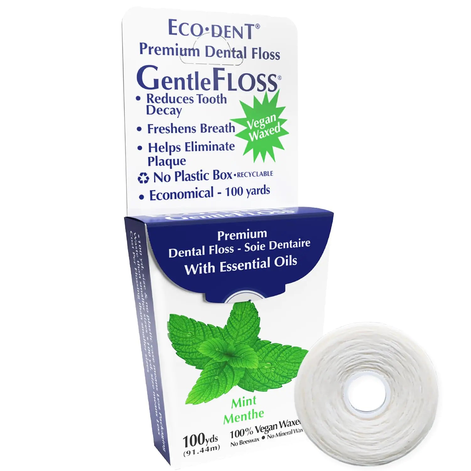 Eco-Dent GentleGreen Floss + Mint Rinse Kit