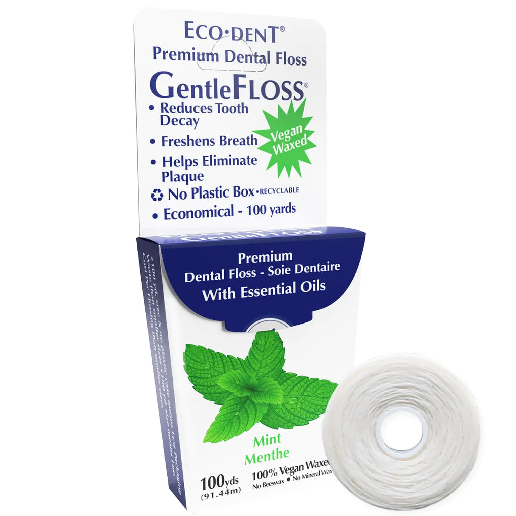 Eco-Dent GentleGreen Floss + Mint Rinse Kit